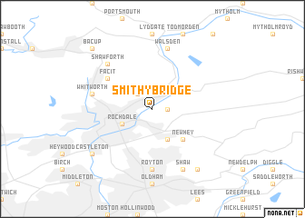 map of Smithy Bridge