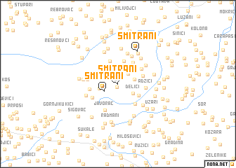 map of Šmitrani