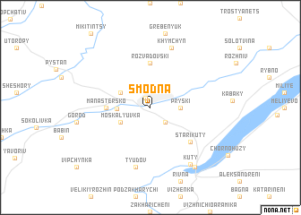 map of Smodna