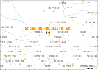 map of Smogorówka Dolistowska