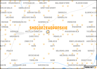 map of Smogorzewo Pańskie