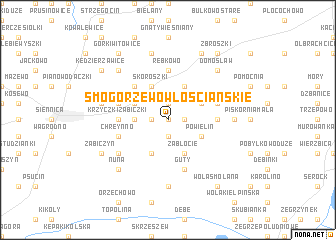 map of Smogorzewo Włościańskie