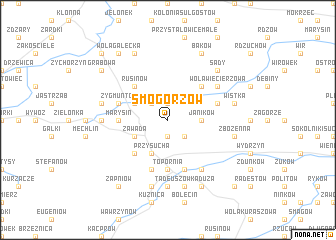 map of Smogorzów