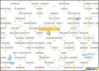 map of Smogorzów