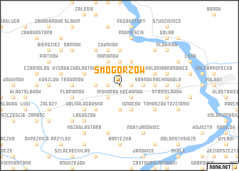 map of Smogorzów