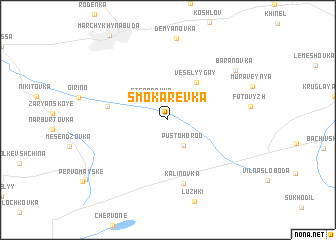 map of Smokarevka