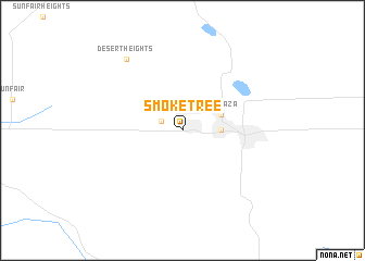 map of Smoke Tree