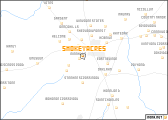 map of Smokey Acres