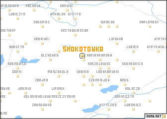 map of Smokotówka