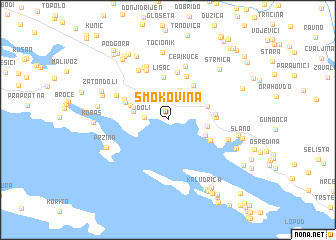 map of Smokovina