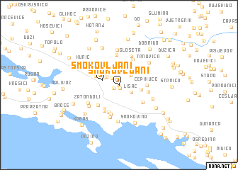 map of Smokovljani