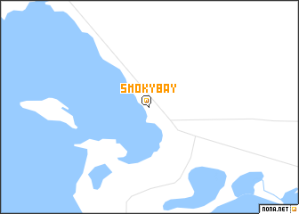 map of Smoky Bay