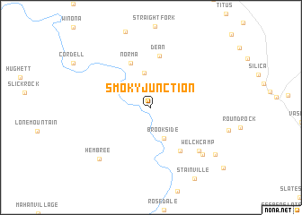 map of Smoky Junction
