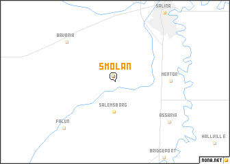 map of Smolan