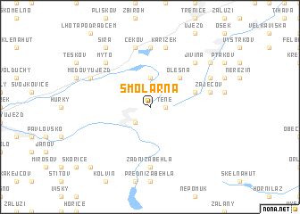 map of Smolárna