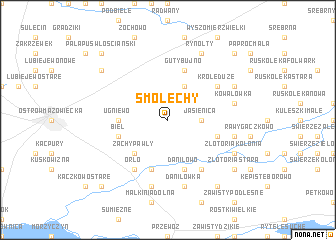 map of Smolechy