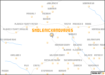 map of Smolenická Nová Ves