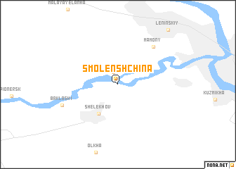 map of Smolenshchina