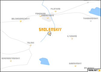 map of Smolenskiy