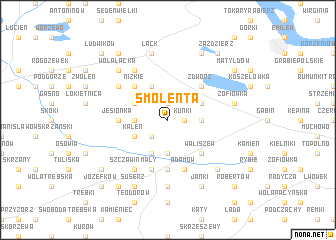 map of Smolenta