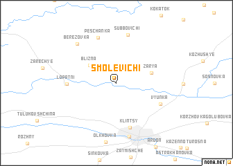 map of Smolevichi