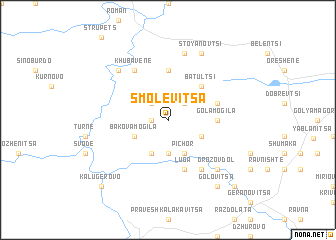map of Smolevitsa