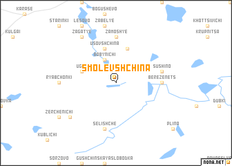 map of Smolevshchina