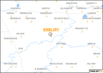 map of Smoliny