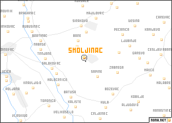 map of Smoljinac