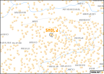 map of Smolj