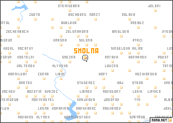 map of Smolná