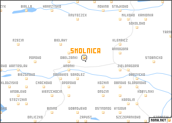 map of Smolnica