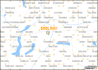 map of Smólniki