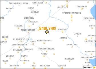 map of Smolyaki