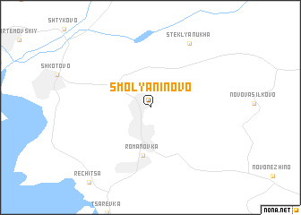 map of Smolyaninovo