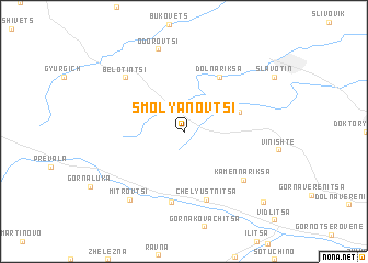 map of Smolyanovtsi