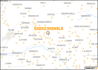 map of Smonica Mahala