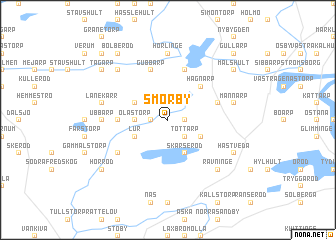 map of Smörby