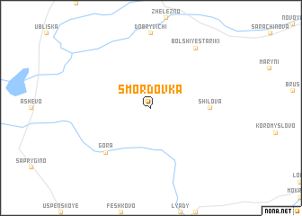 map of Smordovka