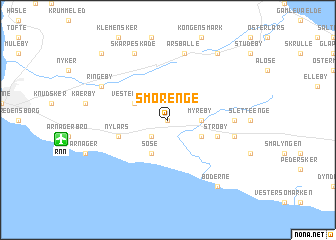 map of Smørenge