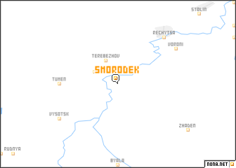 map of Smorodek