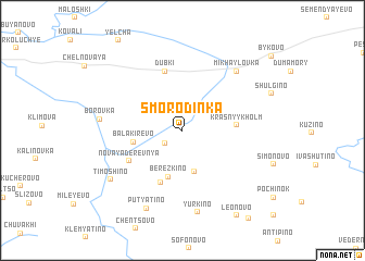 map of Smorodinka