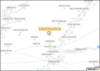 map of Smorodinka