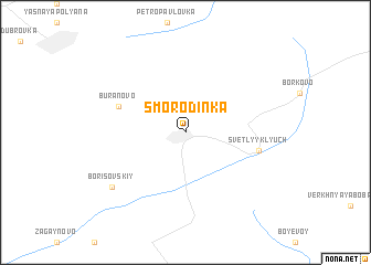 map of Smorodinka