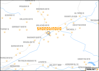 map of Smorodinovo