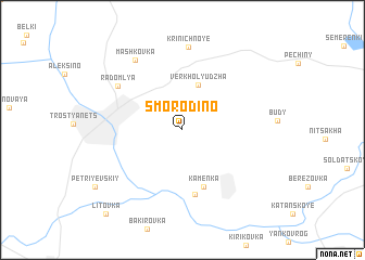 map of Smorodino