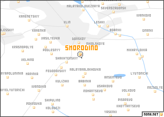 map of Smorodino