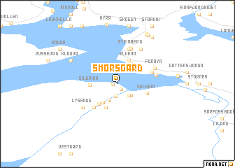 map of Smørsgård