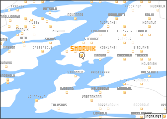 map of Smörvik