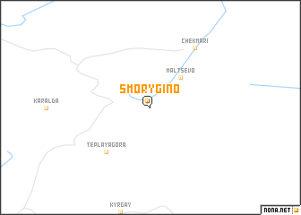 map of Smorygino